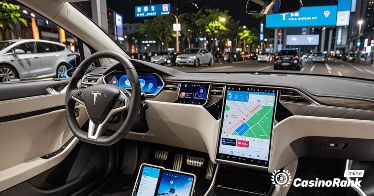 Tesla förstärker underhållning i Kina med onlinespel och videoinnehåll
